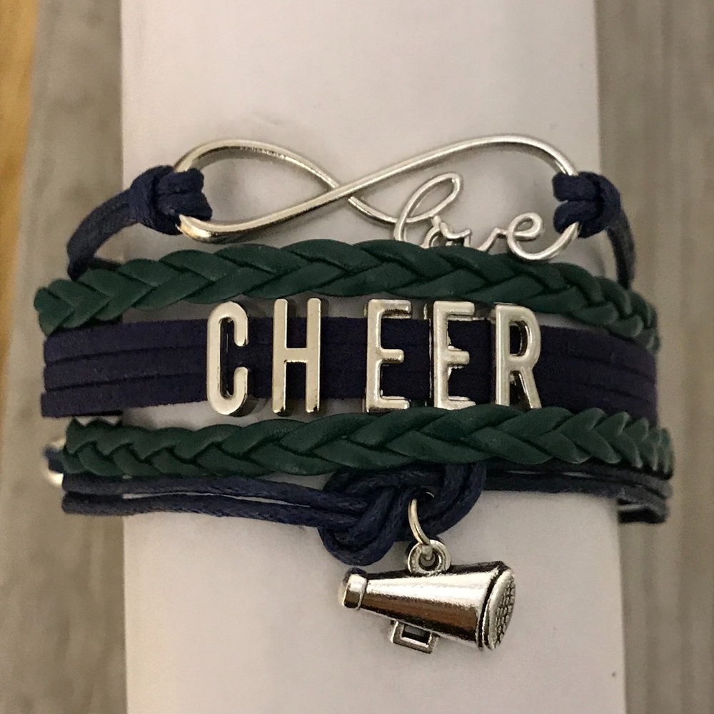 Cheer Bracelet, Girls Cheerleading Jewelry Gift
